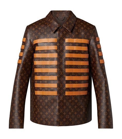 lv military jacket|louis vuitton monogram jacket men.